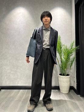 「TAKEO KIKUCHI（タケオキクチ）のアイテム」を使った、ruin3さん（メンズ・168cm）の夏コーディネート