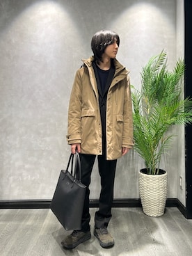 「アイテム（ダウンジャケット/コート）」を使った、ruin3さん（メンズ・168cm）の秋コーディネート