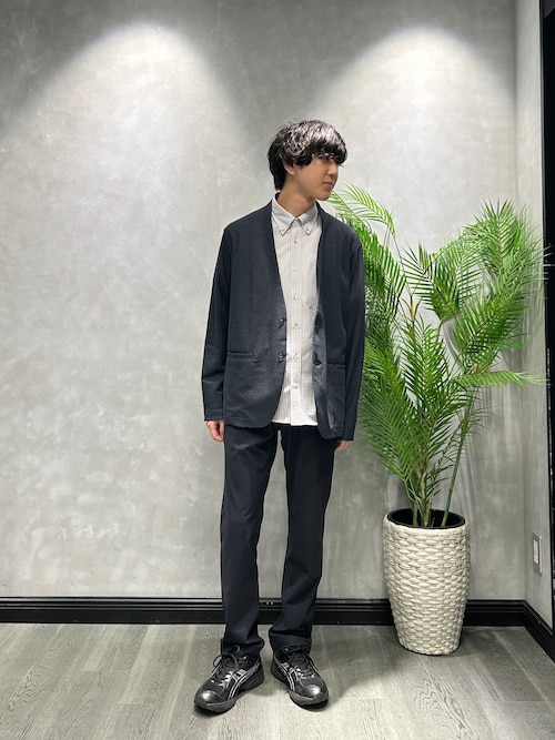 接触冷感/吸汗速乾】サイドゴアウエスト ストレートパンツ（スラックス