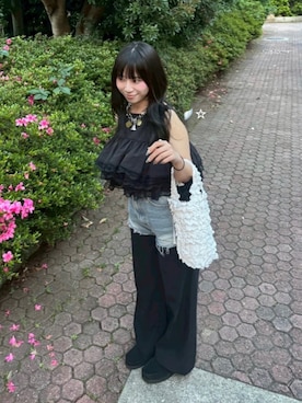 「mline（エムライン）のアイテム」を使った、hinaさん（レディース・153cm）の春コーディネート
