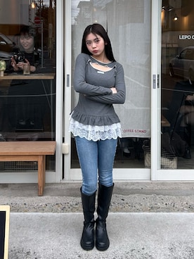 雪姫/ゆきさん（レディース・160cm）の冬コーディネート