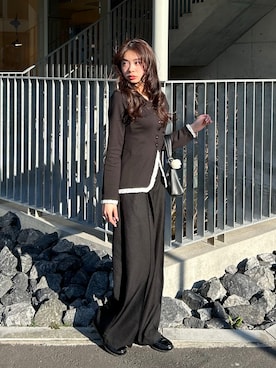 「&. NOSTALGIA（アンドドットノスタルジア）のアイテム」を使った、雪姫/ゆきさん（レディース・160cm）の冬コーディネート