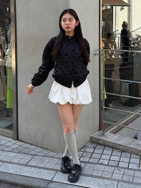「Wacky WiLLy（ワッキーウィリー）のアイテム」を使った、雪姫/ゆきさん（レディース・160cm）の春コーディネート