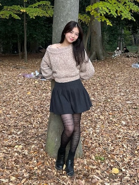 「アイテム（タイツ/ストッキング）」を使った、雪姫/ゆきさん（レディース・160cm）の冬コーディネート