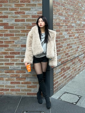 雪姫/ゆきさん（レディース・160cm）の冬コーディネート