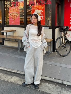 「GEMEDA（ジェメダ）のアイテム」を使った、雪姫/ゆきさん（レディース・160cm）の冬コーディネート