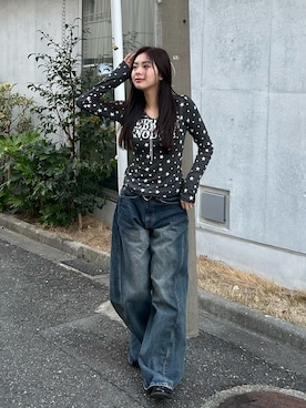 「AsRiRe（アスリレイ）のアイテム」を使った、雪姫/ゆきさん（レディース・160cm）の冬コーディネート