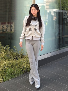 「JEANASIS（ジーナシス）のアイテム（トップス）」を使った、雪姫/ゆきさん（レディース・160cm）の春コーディネート