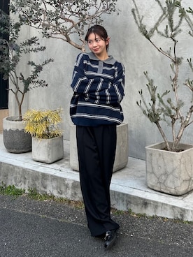 「WEGO（ウィゴー）のアイテム」を使った、雪姫/ゆきさん（レディース・160cm）の冬コーディネート