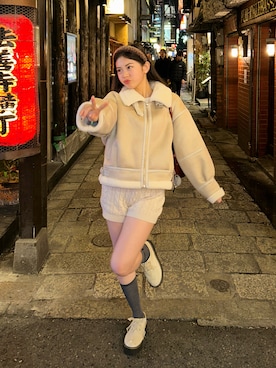 「アイテム（レッグウェア）」を使った、雪姫/ゆきさん（レディース・160cm）の秋コーディネート