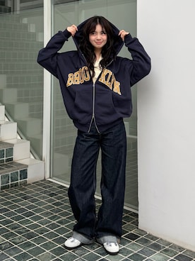 「WEGO（ウィゴー）のアイテム」を使った、雪姫/ゆきさん（レディース・160cm）の春コーディネート