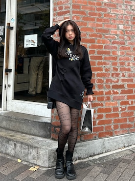 「アイテム（レッグウェア）」を使った、雪姫/ゆきさん（レディース・160cm）の秋コーディネート