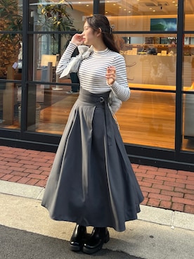 「dazzlin（ダズリン）のアイテム」を使った、雪姫/ゆきさん（レディース・160cm）の春コーディネート