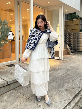 「アイテム（スリッポン）」を使った、雪姫/ゆきさん（レディース・160cm）の冬コーディネート