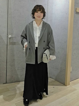 SUZUKA さん（レディース・154cm）の冬コーディネート