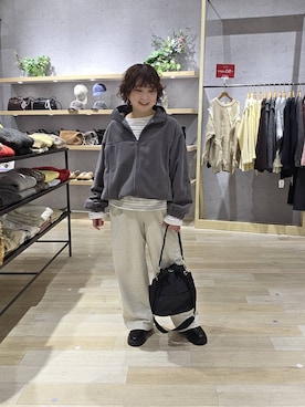 SUZUKA さん（レディース・154cm）の冬コーディネート