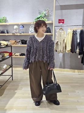 SUZUKA さん（レディース・154cm）の冬コーディネート