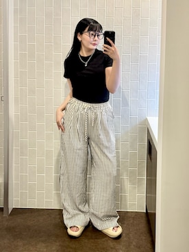 もかさん(レディース・159cm)の夏コーディネート