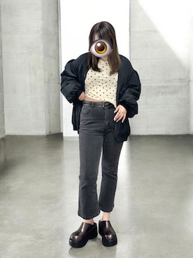 「Candy Stripper（キャンディストリッパー）のアイテム」を使った、もかさん（レディース・159cm）の春コーディネート