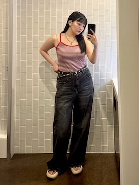 もかさん(レディース・159cm)の夏コーディネート