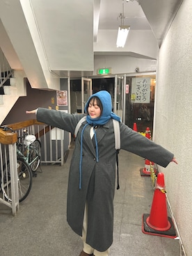 「CEMONEMO（セモネモ）のアイテム」を使った、もかさん（レディース・159cm）の冬コーディネート