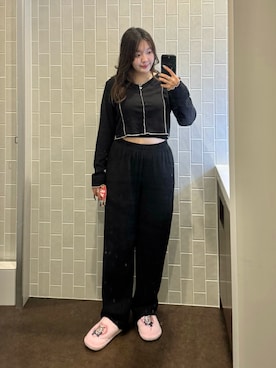 「CONVERSE（コンバース）のCONVERSE/コンバース/ALL STAR CITYHIKE LOAFER/オールスター シティハイク ローファー/ 31315811215（ローファー、ブラック系）」を使った、もかさん（レディース・159cm）の夏コーディネート