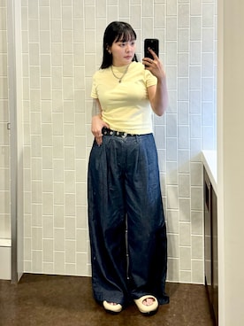 「Dr. Martens（ドクターマーチン）のDr. Martens/ドクターマーチン KIMBER II マルチストラップ サンダル 31805001（サンダル、ブラック系）」を使った、もかさん（レディース・159cm）の秋コーディネート