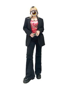 「アイテム（テーラードジャケット）」を使った、もかさん（レディース・159cm）の秋コーディネート