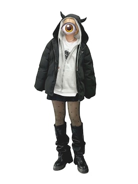 「スカンツ」｜もかさん（レディース・158cm）の冬コーディネート