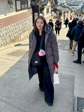 「Candy Stripper（キャンディストリッパー）のアイテム」を使った、もかさん（レディース・159cm）の冬コーディネート