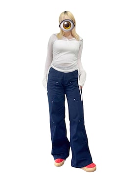「アイテム（Tシャツ/カットソー）」を使った、もかさん（レディース・159cm）の秋コーディネート