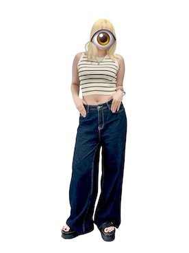 「Dr. Martens（ドクターマーチン）のアイテム」を使った、もかさん（レディース・159cm）の夏コーディネート