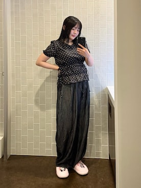 「CONVERSE（コンバース）のCONVERSE/コンバース/ALL STAR CITYHIKE LOAFER/オールスター シティハイク ローファー/ 31315811215（ローファー、ブラック系）」を使った、もかさん（レディース・159cm）の夏コーディネート