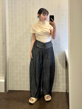 もかさん(レディース・159cm)の夏コーディネート