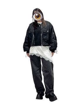 もかさん（レディース・159cm）の春コーディネート