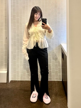 「CONVERSE（コンバース）のCONVERSE/コンバース/ALL STAR CITYHIKE LOAFER/オールスター シティハイク ローファー/ 31315811215（ローファー、ブラック系）」を使った、もかさん（レディース・159cm）の夏コーディネート