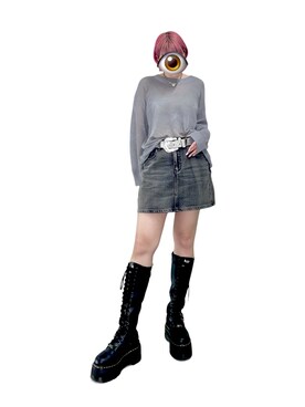 「Dr. Martens（ドクターマーチン）のアイテム」を使った、もかさん（骨格ウェーブ・レディース・158cm）の秋コーディネート