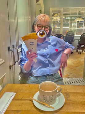 「BEIDELLI（ベイデリー）のアイテム（パンツ）」を使った、もかさん（レディース・158cm）の春コーディネート