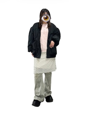 もかさん（レディース・159cm）の春コーディネート