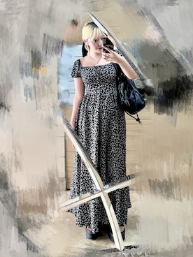 「Dr. Martens（ドクターマーチン）のアイテム」を使った、もかさん（骨格ウェーブ・レディース・159cm）の夏コーディネート