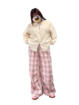 「アイテム（ネックレス）」を使った、もかさん（レディース・159cm）の秋コーディネート