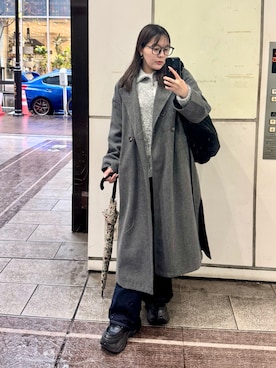 もかさん(レディース・159cm)の冬コーディネート