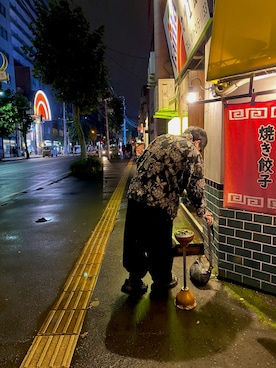 「Needles（ニードルス）のアイテム」を使った、isseiさん（メンズ・170cm）の冬コーディネート