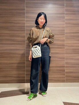 「Rougevif」｜「アイテム（サンダル）」を使った、imai＊さん（レディース・161cm）の春コーディネート