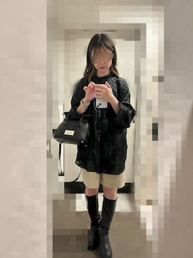 「アイテム（ブーツ）」を使った、ちきのんさん（レディース・157cm）の秋コーディネート