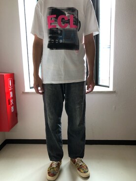 「electric cottage（エレクトリックコテージ）のアイテム」を使った、h299hiroさん（メンズ・174cm）の夏コーディネート