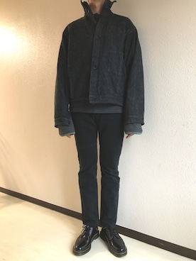 「DISCOVERED（ディスカバード）のアイテム（パンツ）」を使った、h299hiroさん（メンズ・174cm）の秋コーディネート