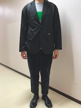 「SHETLAND FOX（シェットランドフォックス）のアイテム」を使った、h299hiroさん（メンズ・174cm）の春コーディネート