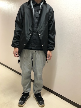 「CANTON（キャントン）のアイテム」を使った、h299hiroさん（メンズ・174cm）の秋コーディネート