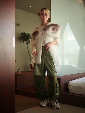 「STELLA McCARTNEY（ステラマッカートニー）のアイテム（スニーカー）」を使った、ayupyさん（レディース・162cm・30代）の秋コーディネート